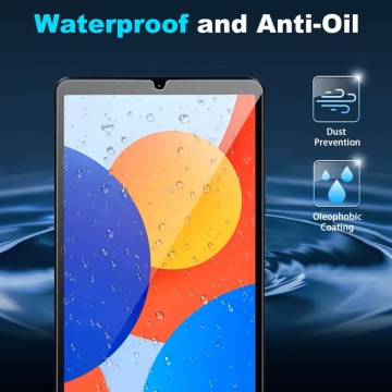 Захисне скло Glass Screen Pro+ для Xiaomi Redmi Pad SE 8.7 Захисне скло Glass Screen Pro+ для планшетного комп'ютера Xiaomi Redmi Pad SE 8.7, броньоване скло, загартоване скло, товщина 0,33 мм, показник за мінералогічною шкалою твердості (шкала Мооса від 1 до 10): 9H, в 4 рази більш стійке до подряпин, ніж звичайна захисна плівка, не впливає на чутливість сенсора, не спотворює кольори, антивідблискове покриття, олеофобне покриття, Київ, Киев