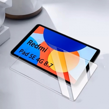 Захисне скло Glass Screen Pro+ для Xiaomi Redmi Pad SE 8.7 Захисне скло Glass Screen Pro+ для планшетного комп'ютера Xiaomi Redmi Pad SE 8.7, броньоване скло, загартоване скло, товщина 0,33 мм, показник за мінералогічною шкалою твердості (шкала Мооса від 1 до 10): 9H, в 4 рази більш стійке до подряпин, ніж звичайна захисна плівка, не впливає на чутливість сенсора, не спотворює кольори, антивідблискове покриття, олеофобне покриття, Київ, Киев