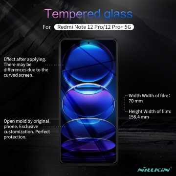 Захисне скло Nillkin H+Pro для Xiaomi Redmi Note 12 Pro 5G / Xiaomi Redmi Note 12 Pro+ 5G / Xiaomi Poco X5 Pro 5G Захисне скло Nillkin H+Pro для смартфона Xiaomi Redmi Note 12 Pro 5G / Xiaomi Redmi Note 12 Pro+ 5G / Xiaomi Poco X5 Pro 5G, товщина 0,2 мм, показник за мінералогічною шкалою твердості шкала Мооса 9H, в 4 рази більш стійке до подряпин, ніж звичайна захисна плівка, не впливає на чутливість сенсора, не спотворює кольори, антивідблискове покриття, олеофобне покриття, скло із закругленими краями (2.5D), в комплекті є набір ганчірок і протипилових стікерів, Київ, Киев