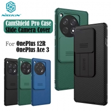 Чохол із захисною шторкою для камери Nillkin CamShield Pro для OnePlus 12R / OnePlus Ace 3 Чохол із захисною шторкою для камери Nillkin CamShield Pro для OnePlus 12R / OnePlus Ace 3, задня панель з полікарбоната + рама з термополіуретана, захист кутів смартфона «повітряними подушками», накладки на кнопки живлення та регулювання гучності, шторка-слайдер для захисту камери від механічного впливу, Київ, Киев