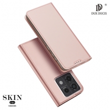 Чехол-книжка Dux Ducis Skin Pro для смартфона Redmi Note 13 Pro 5G / Xiaomi Poco X6, горизонтальный флип, искусственная кожа, накладка из термополиуретана, встроенные магниты для фиксации чехла в закрытом и открытом состоянии, отделение для платёжных карт / визиток, возможность трансформации чехла в подставку для просмотра видео, чёрный, синий, золотой, розовый, Киев, Київ