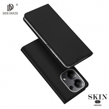 Чехол-книжка Dux Ducis Skin Pro для смартфона Xiaomi Redmi Note 13 Pro 4G / Xiaomi Poco M6 Pro, горизонтальный флип, искусственная кожа, накладка из термополиуретана, встроенные магниты для фиксации чехла в закрытом и открытом состоянии, отделение для платёжных карт / визиток, возможность трансформации чехла в подставку для просмотра видео, чёрный, синий, золотой, розовый, Киев, Київ