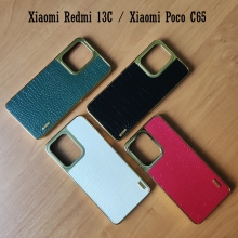 Чохол-накладка з текстурою під крокодилячу шкіру для смартфона Xiaomi Redmi 13C / Xiaomi Poco C65, термополіуретан, подвійний отвір для кріплення ремінця, Київ, Киев