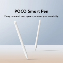 Стилус Poco Smart Pen для планшетного комп’ютера Xiaomi Poco Pad, 2407CMPBCG, пластик, чутливість до тиску: 4096 рівнів, частота дискретизації сенсора: 240 Гц, Bluetooth 5.1, 2 функціональні кнопки, USB Type-C, до 12 годин роботи від повного заряду, Київ, Киев