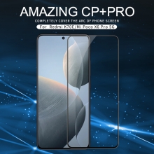 Захисне скло Nillkin CP+Pro (3D Full Glue) для смартфона Xiaomi Poco X6 Pro / Xiaomi Redmi K70E, броньоване скло, скло сумісне з усіма чохлами Nillkin, товщина 0,33 мм, шкала Мооса 9H, в 4 рази більш стійке до подряпин, ніж захисна плівка, не впливає на чутливість сенсора, не спотворює кольори, антивідблискове покриття, олеофобне покриття, скло із закругленими краями (2.5D), набір ганчірок і протипилових стікерів, Київ, Киев