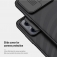 Чехол с защитной шторкой для камеры Nillkin CamShield для смартфона Xiaomi Redmi Note 12 4G, противоударный бампер, рифлёный пластик, шторка-слайдер для защиты камеры от механических воздействий, чёрный, синий, Киев, Київ