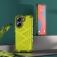 Чехол-накладка с рисунком в виде сот для смартфона Xiaomi Poco X7 Pro / Xiaomi Redmi Turbo 4, противоударный бампер, задняя панель из поликарбоната, рама из термополиуретана, сочетание жёсткости с гибкостью, дополнительная защита углов смартфона «воздушными подушками», накладка на кнопки регулировки громкости, чёрный + прозрачный, чёрный + серый, чёрный + красный, чёрный + синий, чёрный + зелёный, Киев, Київ